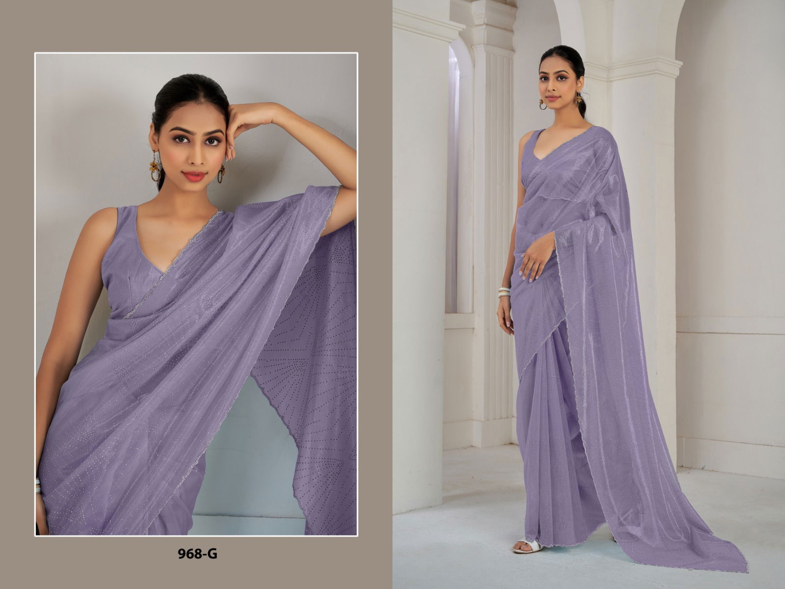 Mehek 968 A To R Organza Designer Party Wear Sarees Wholesale Shop In Surat